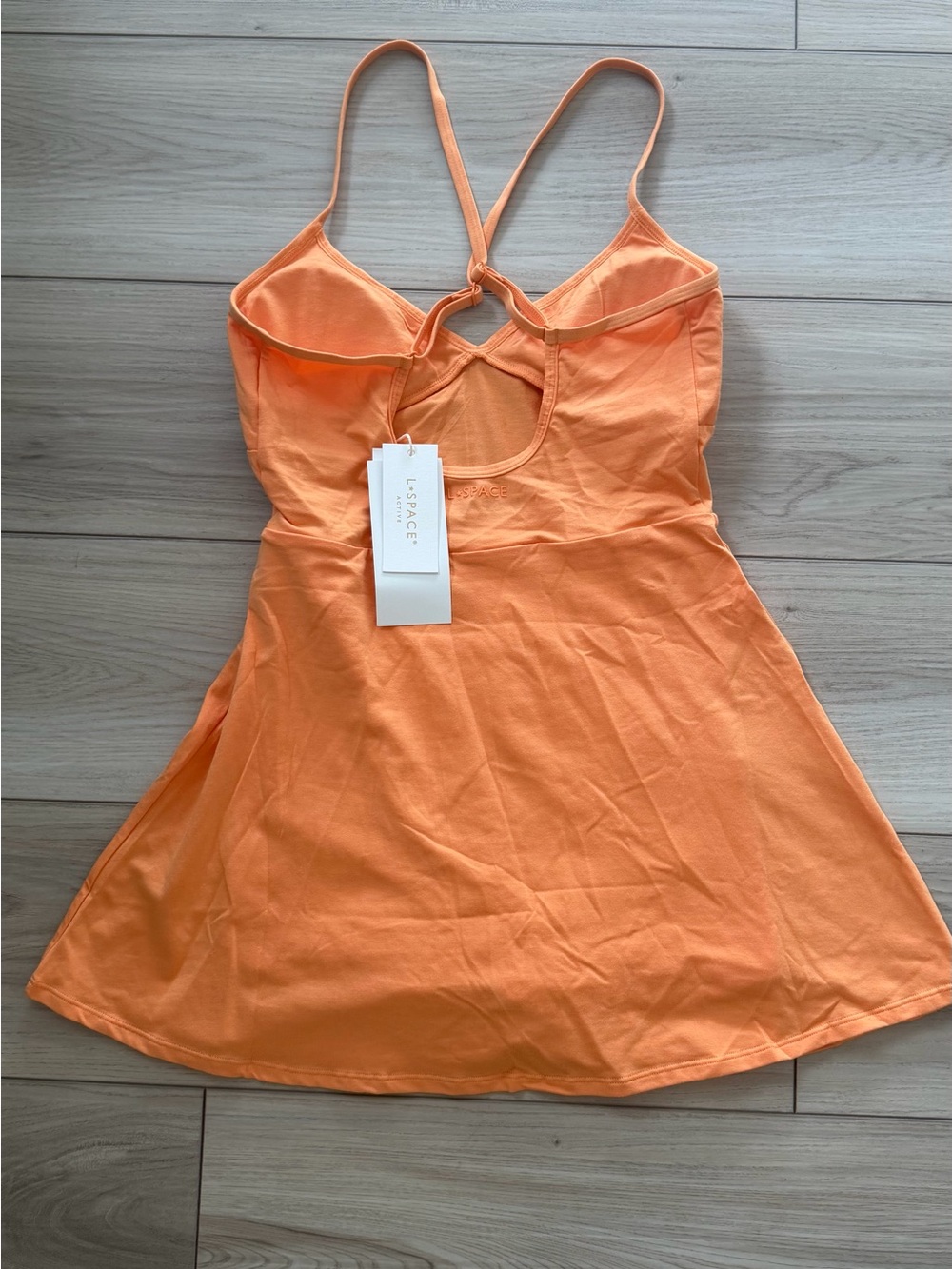 l*space Bright Orange Strappy Swim Dress